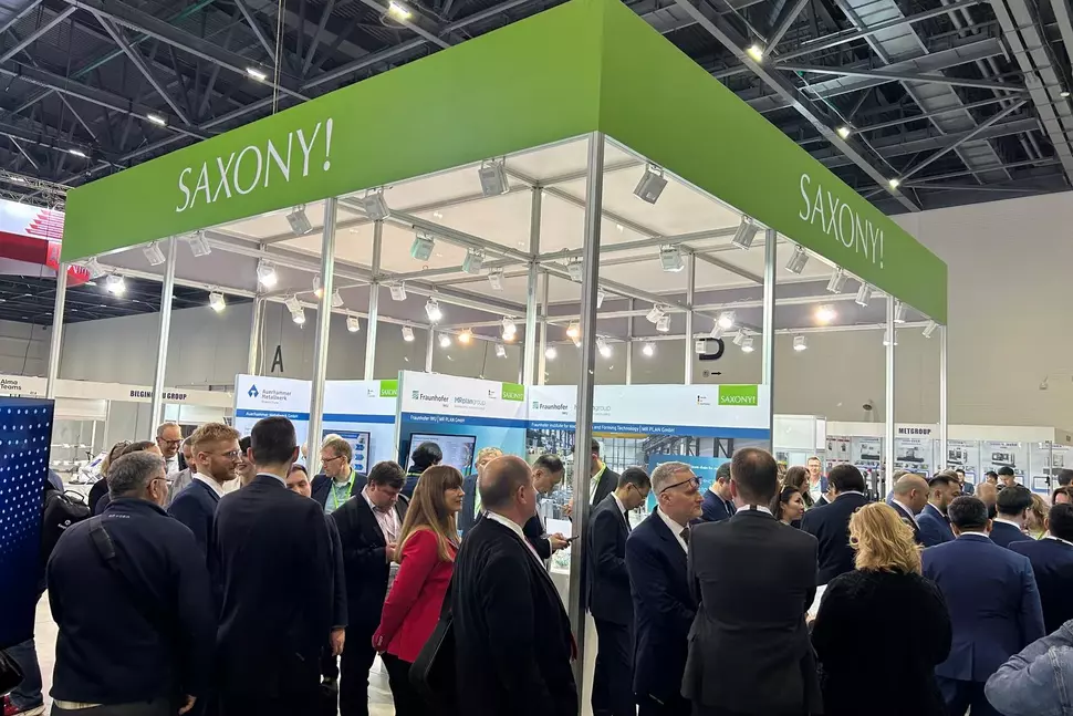 SAXONY!-Messestand auf der Kazakhstan Machinery Fair 2025