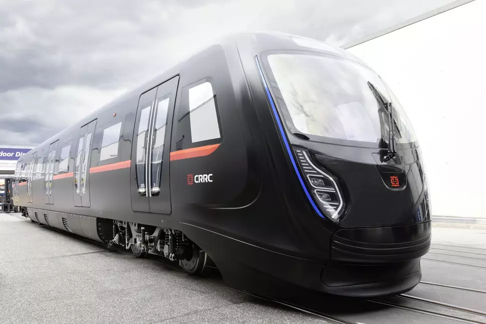 World's first lightweight metro train called CETROVO - presented at the InnoTrans 2018 trade fair (Source: CG Rail GmbH, Dresden)
