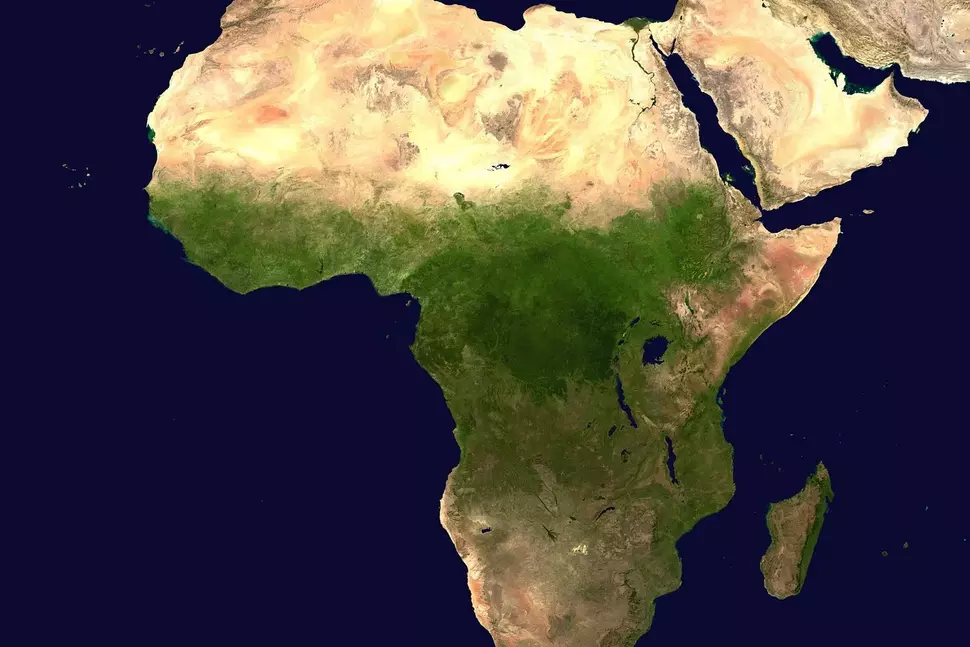 Der Kontinent Afrika (Quelle: pixabay)