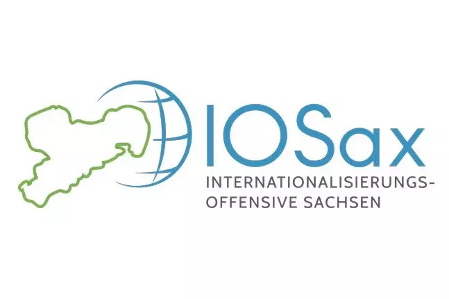 Logo Internationalisierungsoffensive Sachsen (IOSax)