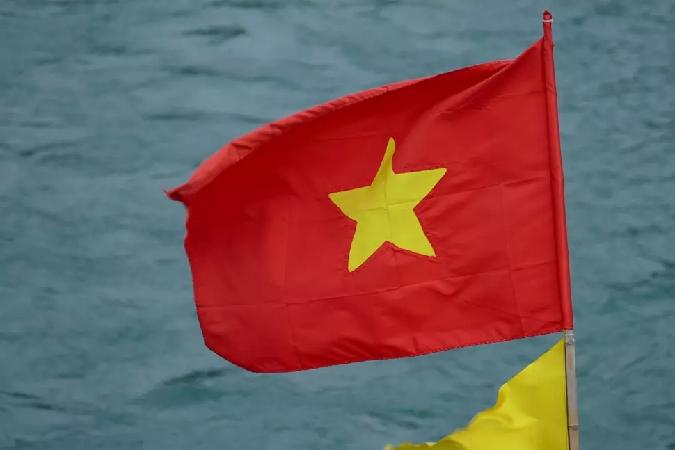 Flagge Vietnam (gelber Stern auf rotem Grund)
