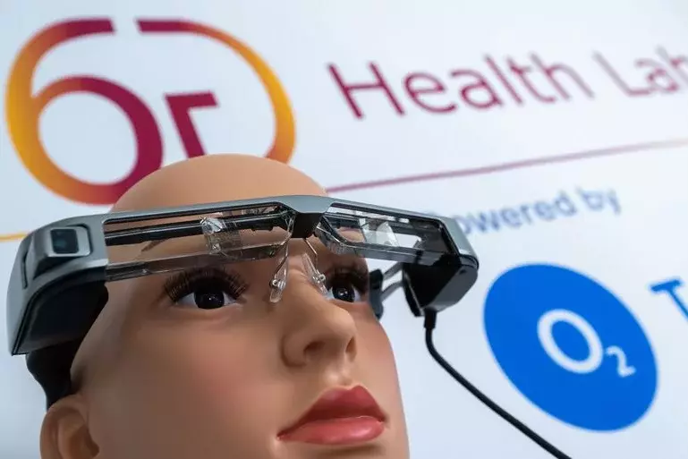 VR-Brille für den Einsatz im Gesundheitswesen (Quelle: SMWA / Kristin Schmidt)