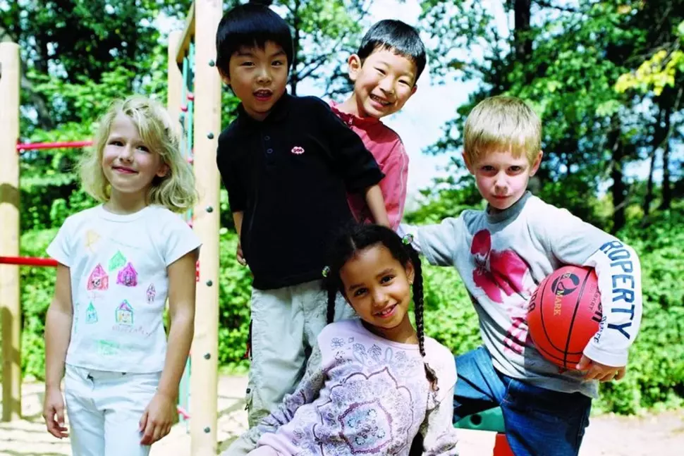 Kinder an der Dresden International School DIS (Quelle: WFS / Michael Lange)
