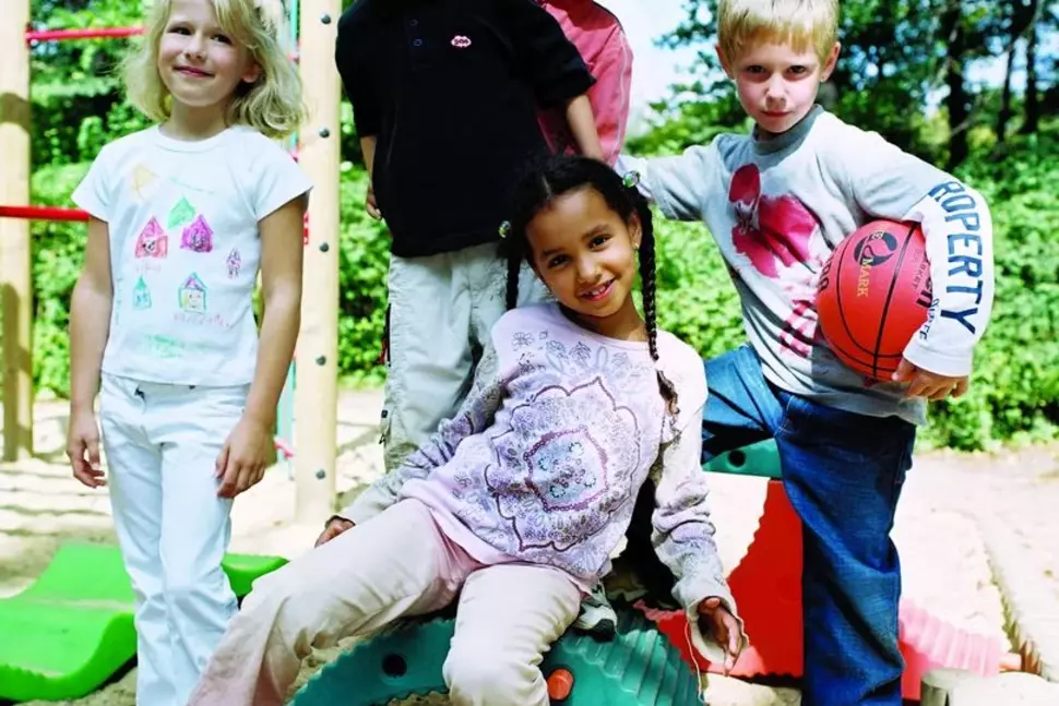 Children at Dresden International School (DIS)