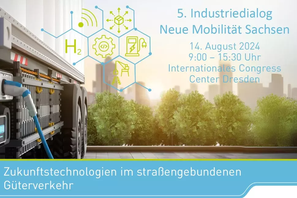 Grafik Industriedialog Neue Mobilität Sachsen 2024 (Quelle: SAENA)