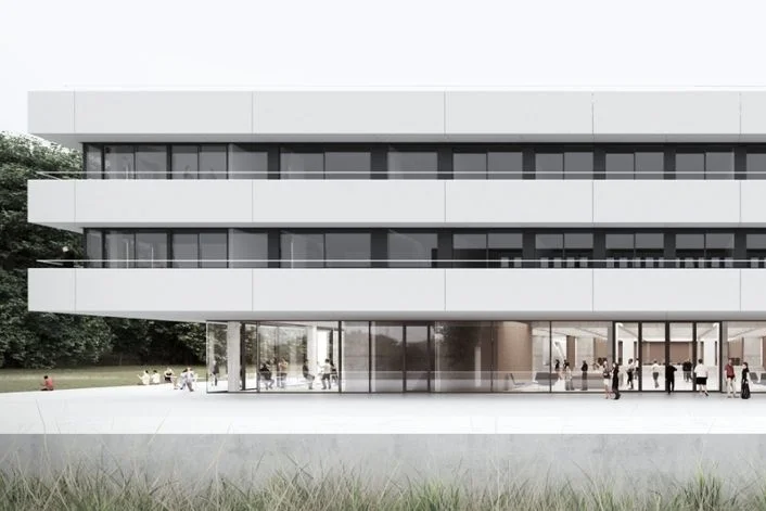 Detail of the visualization of the Lehmann-Zentrum office building