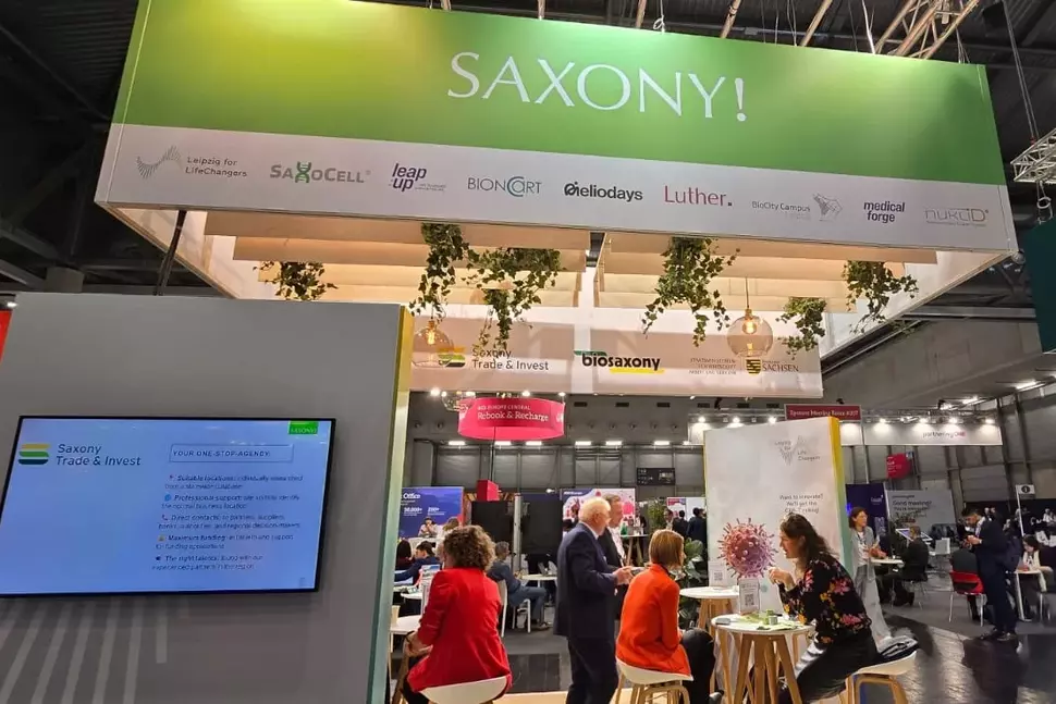 View of the SAXONY! joint stand at BIO Europe