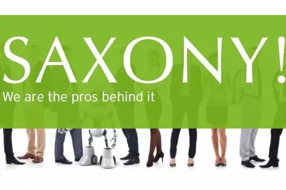 Visual "SAXONY! - We are the Pros behind!"