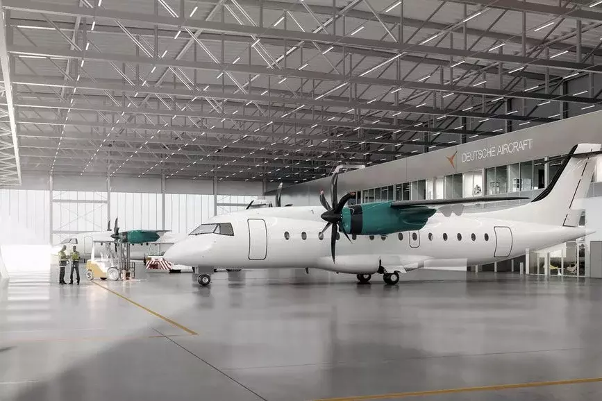 Deutsche Aircraft plant for the construction of the "D328eco" aircraft