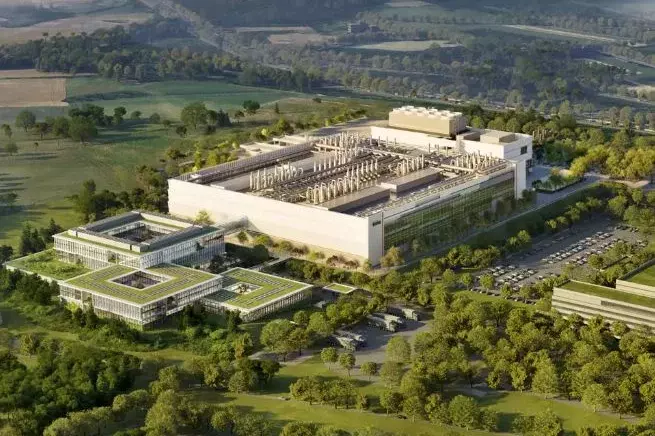 Rendering of the ESMC plant in Dresden as it will look in a few years' time. (Image: ESMC)