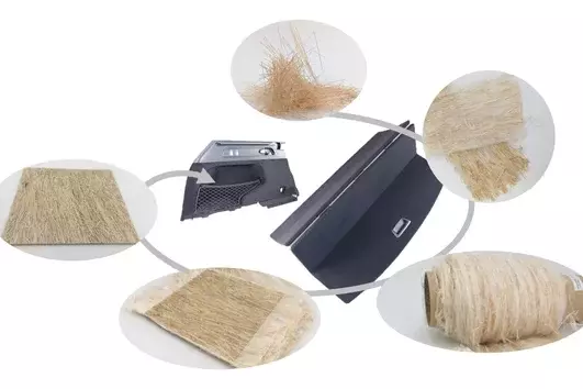 Use of wood wool-based plastics in the automobile (Source: TU Dresden / Sebastian Siwek)