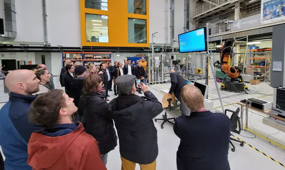 Robotics test factories in the Chemnitz area were visited as part of the robotics project workshop in November 2022 (source: Saxony Trade & Invest Corp. - WFS)