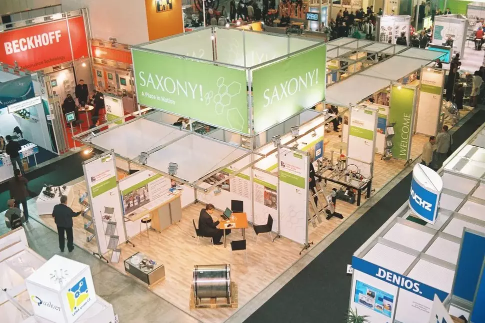 SAXONY! joint stand at an international trade fair (Source: Saxony Trade & Invest Corp. - WFS)