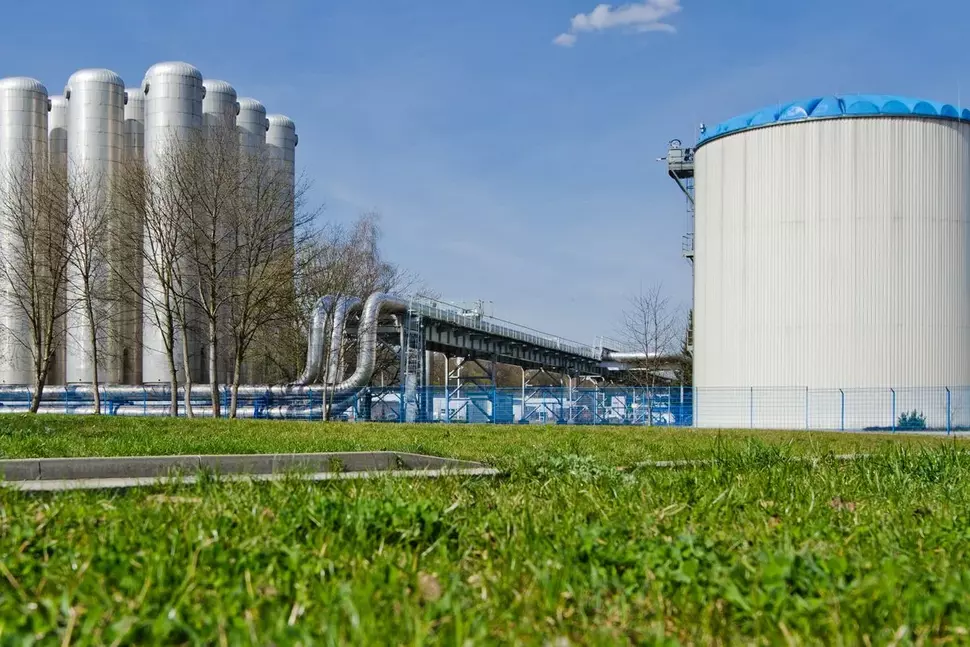 Short-term large cold storage facility on Georgstrasse in Chemnitz (Source: eins energie in sachsen GmbH & Co. KG, Chemnitz)