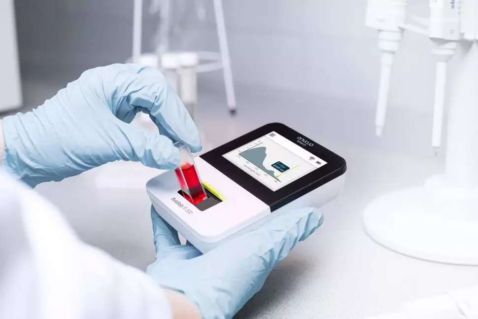 Fluidlab R-300 – The lab-in-a-pocket (Source: anvajo GmbH, Dresden)