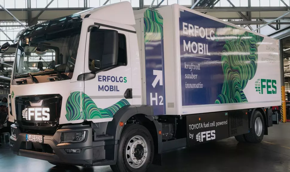 The fuel cell truck from FES