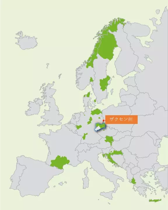 研究集約度 – 欧州地域トップ20 (出典: 2023 年欧州イノベーション・スコアボード)