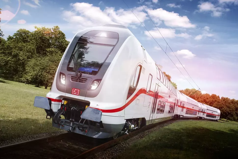 Doppelstock-Elektrotriebzug für den deutschen Regional- und Fernverkehr, gebaut bei Alstom in Bautzen (Quelle: Alstom/Urs Kuckertz)