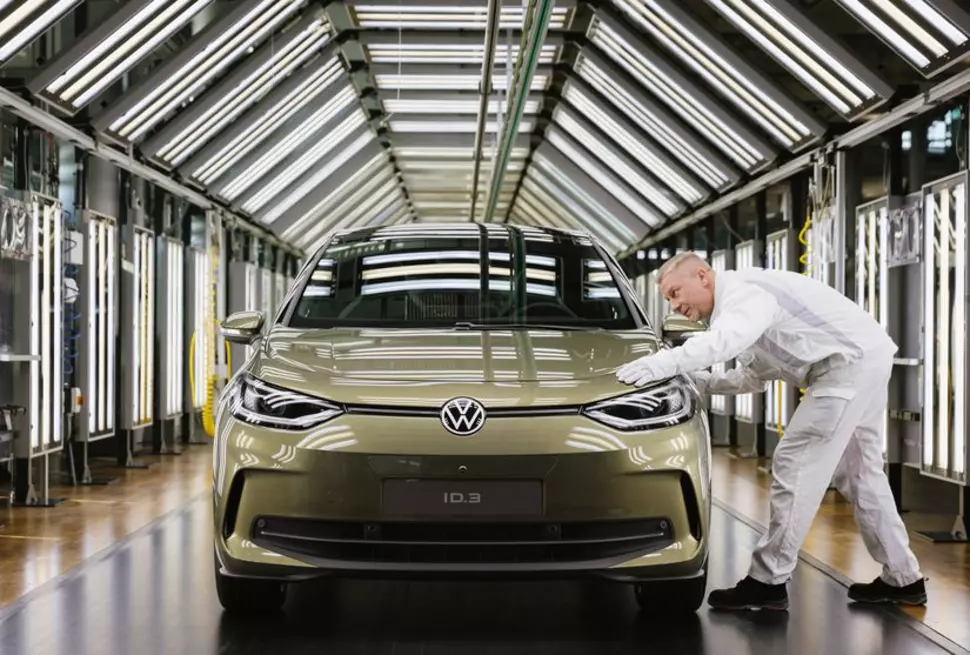The second generation of the ID.3 has already been in production at the VW sites in Zwickau and Dresden since spring 2023. (Source: Volkswagen)