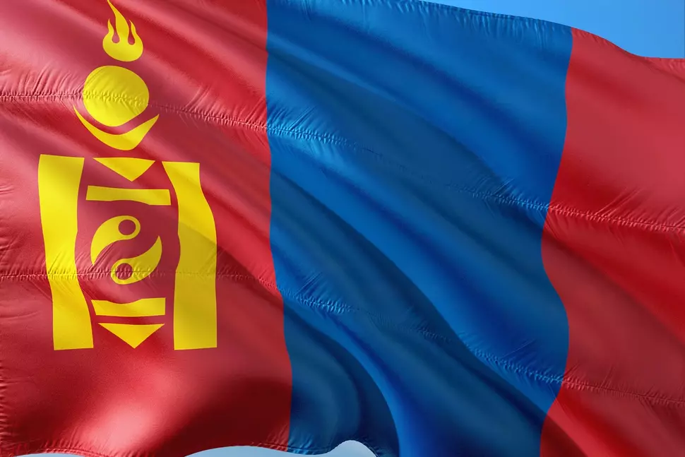 Flagge Mongolei